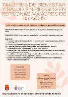 TALLERES DE BIENESTAR Y SALUD SIN RIESGOS EN MAYORES DE 65 AÑOS