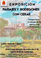 EXPOSICIÓN: PAISAJES Y BODEGOENS CON CERAS